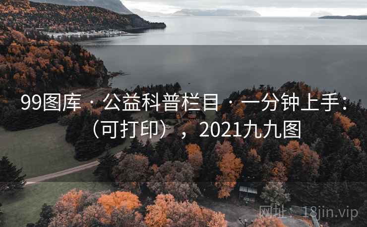 99图库 · 公益科普栏目 · 一分钟上手：（可打印），2021九九图